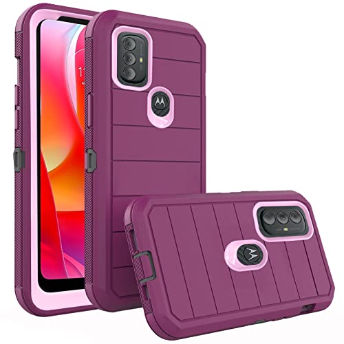 Coque Motorola Moto G Power 2022 et Pure violette antichoc robuste