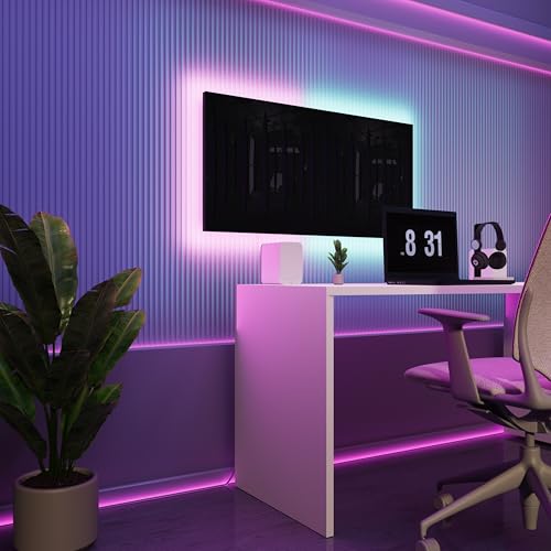 RGB LED�X�g���b�v�t���z���E�H�[���p�l�� | �o�b�N���C�g�����̋z���t�H�[���p�l�� | �X�^�W�I�E�Q�[�~���O�E�|�b�h�L���X�g�����G�R�[�ጸ���A���r�G���g�Ɩ� | �^�C�v: [2x PULSAR ? ���ԂȂ��ݒu | �u���b�N�O���X�v���X�`�b�N]