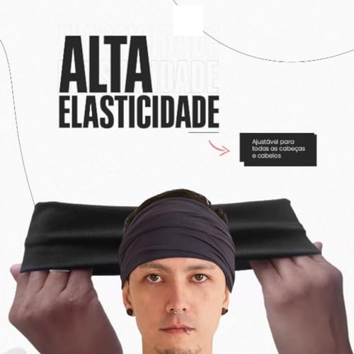Headband Masculino ou Feminino Bandana Faixa Turbante Testeira