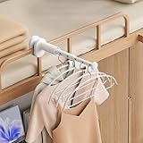 TASEVO Portable Travel Clothes Drying Rack - Clamping Design- Retractable Rob - Anti-Scratch Silicon Pad - Enhance Stability - Suitable for Door, Drawer, Luggage Handle