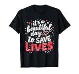 Photo Gallery infermiera er icu scrub it s a beautiful day to save lives stampa maglietta Photo Gallery infermiera er icu scrub it s a beautiful day to save lives stampa maglietta