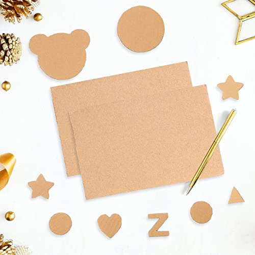 Image of 50 Pack Corrugated Cardboard Sheets Flat Hard Cardboard Inserts Back to School Classroom Supplies Flat Squares Separators for Shipping, Mailing, Packing, Art Projects, DIY Crafts(9 x 12 Inch,Brown)