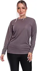 Camiseta Manga Longa Feminina Dry Lisa Proteção Solar Treino