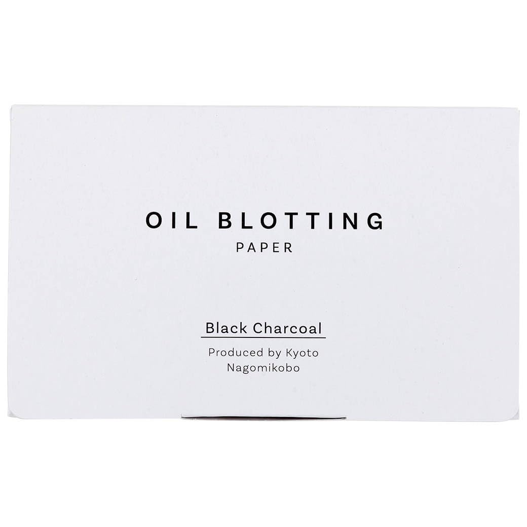 oil blotting paper 100 sheetspack of 1  natural black charcoal facial tissues with premium washi japanese paper portable easy dispensing made in japan skin-care amp makeup essential