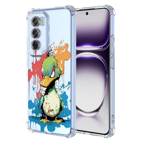 Cover XINYEXIN Per Huawei Nova 12 SE, Trasparente Con Disegno White Dog