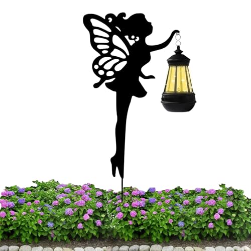 Lampe solaire féérique étanche à projection multicolore pour balisage de paysage