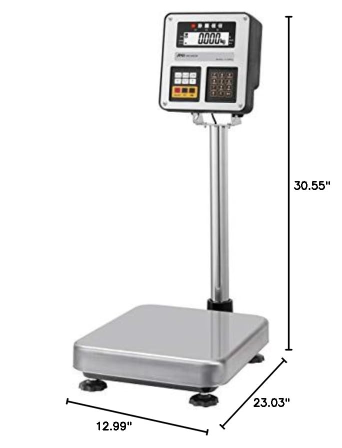 Báscula de banco A&D HW-60KCEP 60 kg LCD miniatura 2