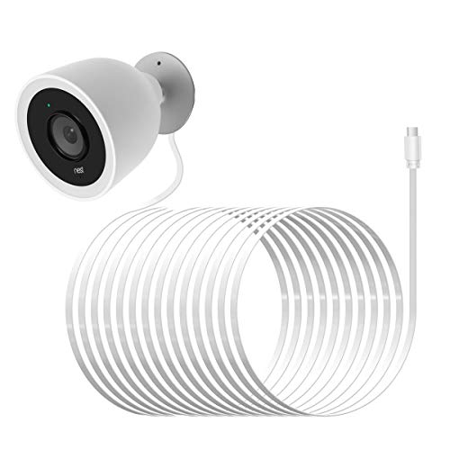LANMU Power Cord Compatible with Nest Cam IQ Outdoor,Weatherproof Power Supply Cable Compatible with Nest Cam IQ Outdoor Security Camera,Nest Cam IQ Accessories (25ft/7.5m)(Camera Not Included)
