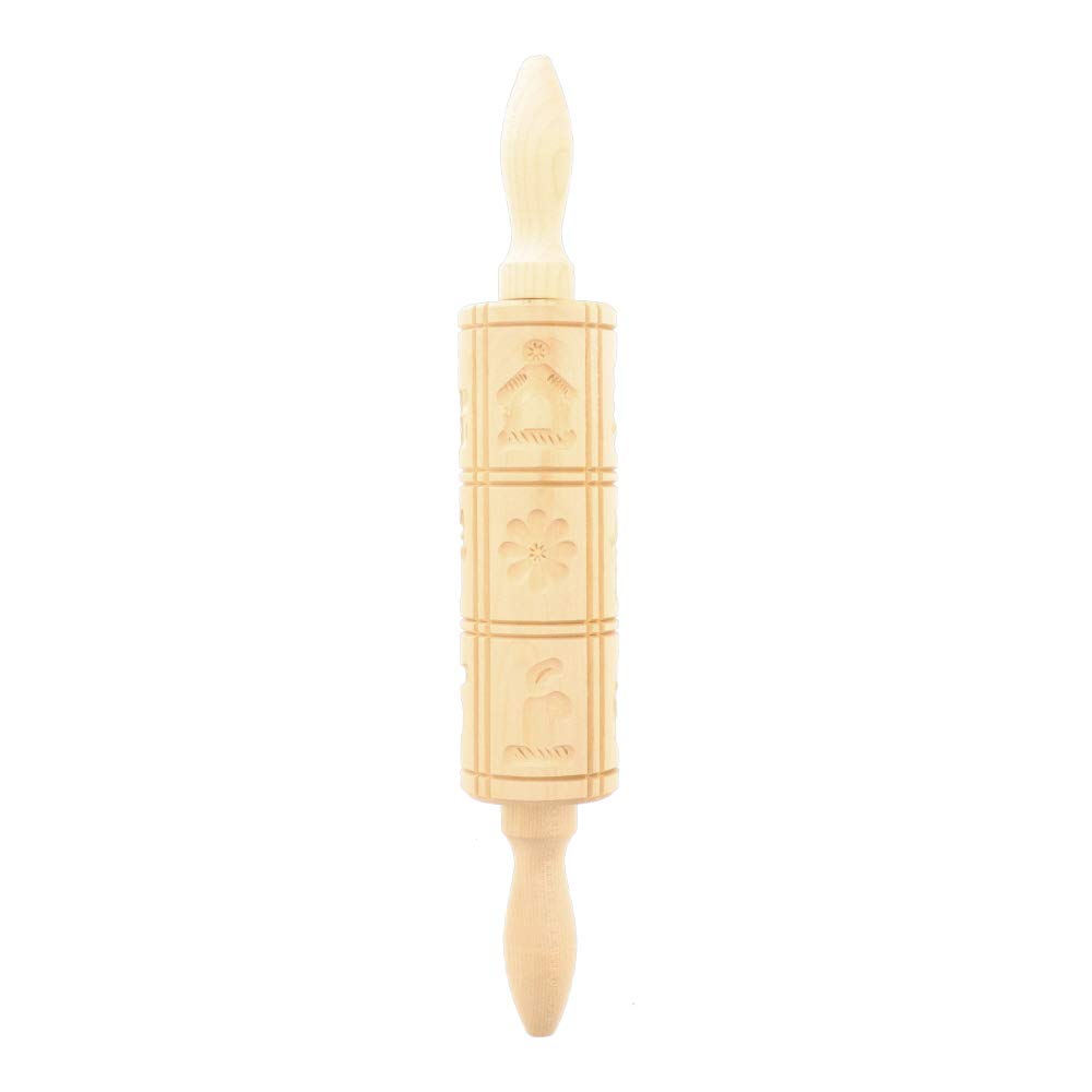 HOFMEISTER® Lot de 5 rouleaux à pâtisserie anis 12 photos Longueur du manche 80 mm En érable