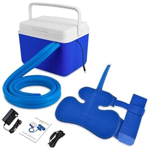 Ice Machine for Shoulder After Surgery, Okyna Cold Therapy System with Timer, Shoulder Ice Cold Therapy Machine, Shoulder Compression Pad, Strong Cryotherapy Pain Relief for Post-Surgery Care Cooler