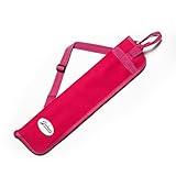 JC Drumsticks Bag Thicken Padded Standard Drum Stick/Mallet Single Shoulder Strap Bag Heavy Oxford Cloth ,Pink