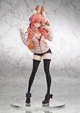 Kurrma Fate/Extra Caster Tamamo No Mae (9.8in/25cm) 1:7 Scale Casual Clothes Cute Look Standing Posture Fox PVC Boxed Cartoon Character Model/Statue Action Figure Collectibles/Gifts/Decorations