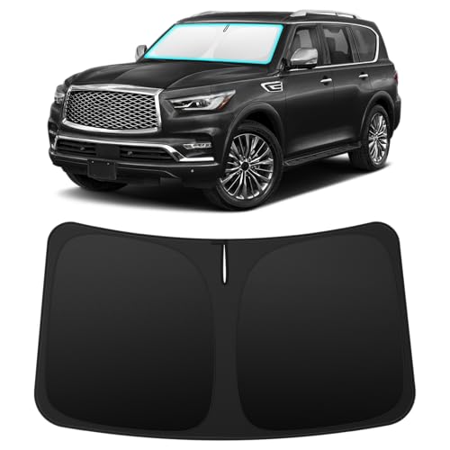 Image of INSAUTO Custom Fit Windshield Sun Shade for Infiniti QX80 2014-2024