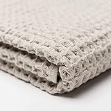 Nutrl Home Waffle Weave Bath Towel - Antimicrobial 100% Supima Cotton (Dune Brown, 55 x 28 Inch) Premium Luxury Bath Sheet Towels - Perfect for Hotels, Travel, Bathrooms, Spa, and Gym