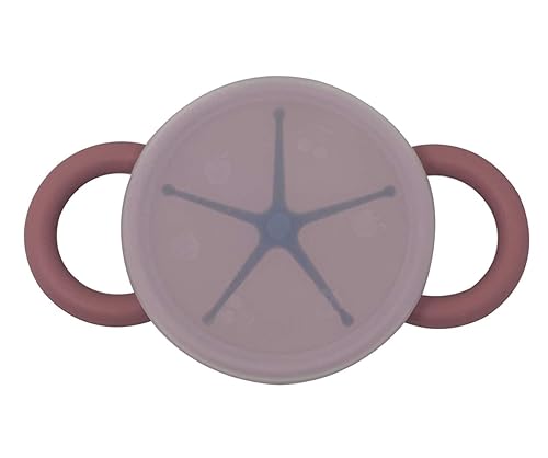 Miniatura 7 de BraveJusticeKidsCo. - Snack Attack II Cup - Contenedor de bocadillos de silicona plegable, recipiente para snacks para bebés y niños pequeños