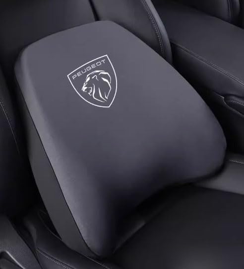 Lot De 2 Oreillers De Cou Pour Siège Auto Peugeot - Support Cervical Mémoire De Forme, Gris - 14