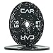 CAP Barbell エコノミー - 斑点オリンピックバンパープレートセット ホワイトロゴ付き、ブラック、10ポンドペア