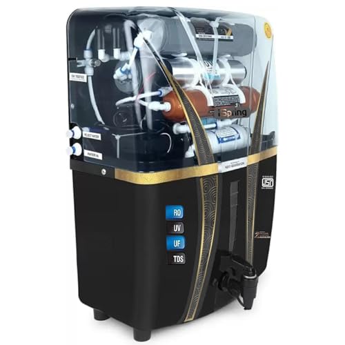 Image of iSpring Alkaline + ORP with Copper + RO + UV + UF + TDS Controller /Adjuster RO Water Purifier-12 Liter Storage Home and Office (Made in India)