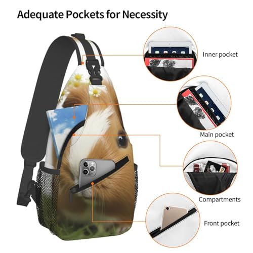 Bolso Cruzado de Pecho para Hombre Negro miniatura 4