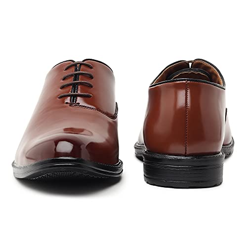 Image of Zixer Synthetic Leather Ankle Formal Shoes Men || Office Shoes for Men Stylish || Chukka Boots Men Long Shoes for Men Long Boots