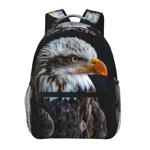 Mochila para laptop impermeable EdWal fácil de limpiar con diseño de águila