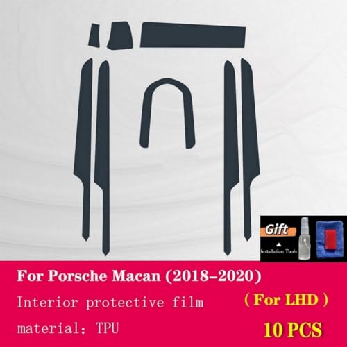 Protector de TPU para consola de coche Porsche Macan 2018 3