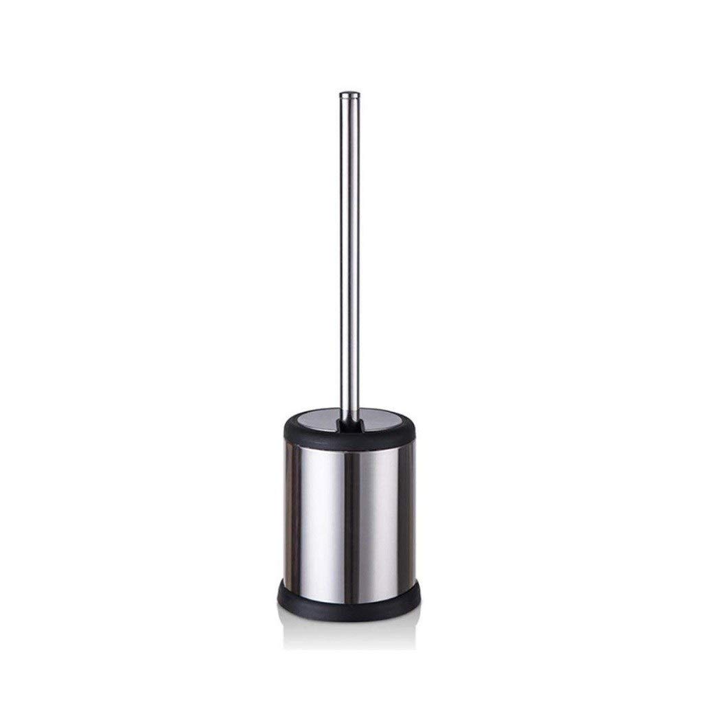 Brosse WC et support avec long manche inox 304 et base stable