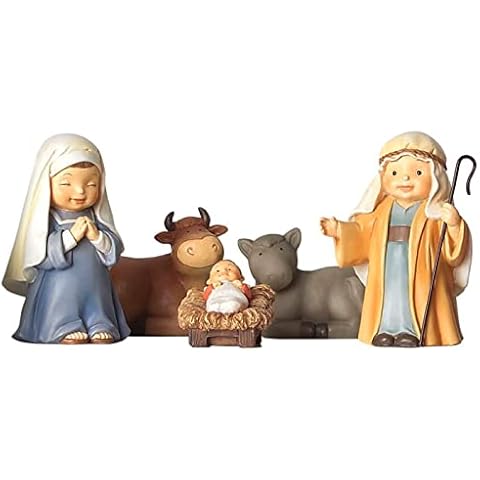 Set de 5 Figuras del Nacimiento Naïf Acan Tradineur Cover