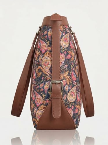 Image of Stylish Tote Bags for Office Use | Laptop Bag 15.6 inch | Purse for Women | Vegan Leather Handbag | Daily & Travel Use |