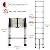 Aluminum Telescopic Ladder 2.6m/8.5FT Telescoping Ladder Made of Druable Aluminum, Folding Ladder with Max Capacity 330 Pounds and Non-Slip Feet Portable Extendable Ladder with EN131 for Home