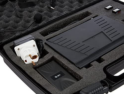 Funkmikrofone QTX Wireless Kabellos: 2 x Mikrofon Kopfbügel + 1 Receiver + KOFFER - Image 4