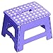 lankuo Marchepied pliant 22,1 cm très résistant et léger - Assez sûr pour les enfants - Violet