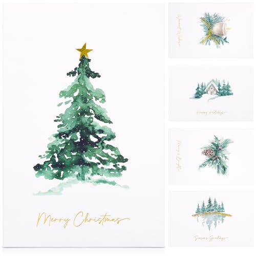 Zicoto ZIC-CHRISTMASCARD8_24-150 Beautiful Christmas Cards Set Of 20 cover