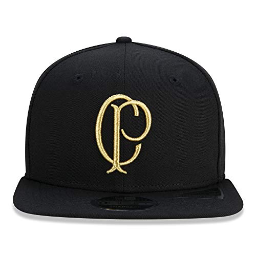 BONE 9FIFTY ORIGINAL FIT CORINTHIANS FUTEBOL ABA RETA SNAPBACK PRETO New Era