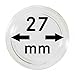 Produktbild Lindner Münzkapseln für Münzen Ø 14 - 50 mm. Zur Wahl per 1, 5, 10, 100 Stück (27 mm - per 100)
