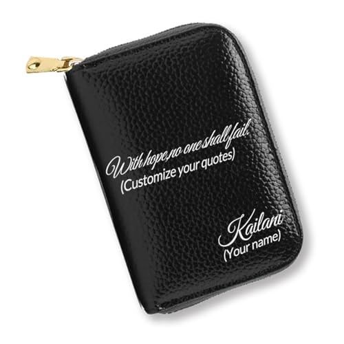 Image of Credit Card Holder, Stylish RFID-Blocking Slim Wallet, Custom A