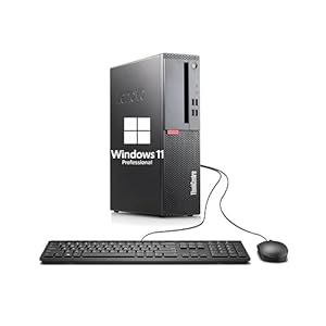 Lenovo Computadora de escritorio ThinkCentre M710 SFF, núcleo de 6ª generación 3.70 GHz, 8 GB de RAM, SSD de 256 GB, VGA, teclado y mouse, WiFi, BT, Windows 11 Pro (renovado)