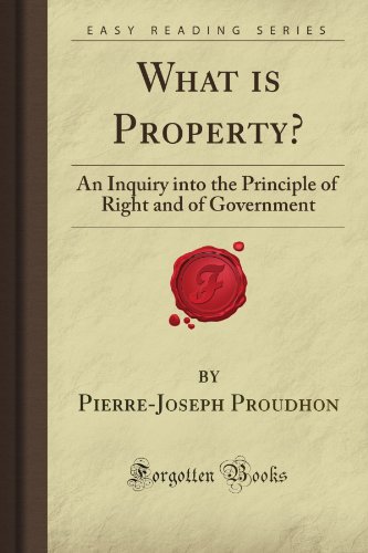 What is Property?: An Inquiry into the Principl... 1606802127 Book Cover
