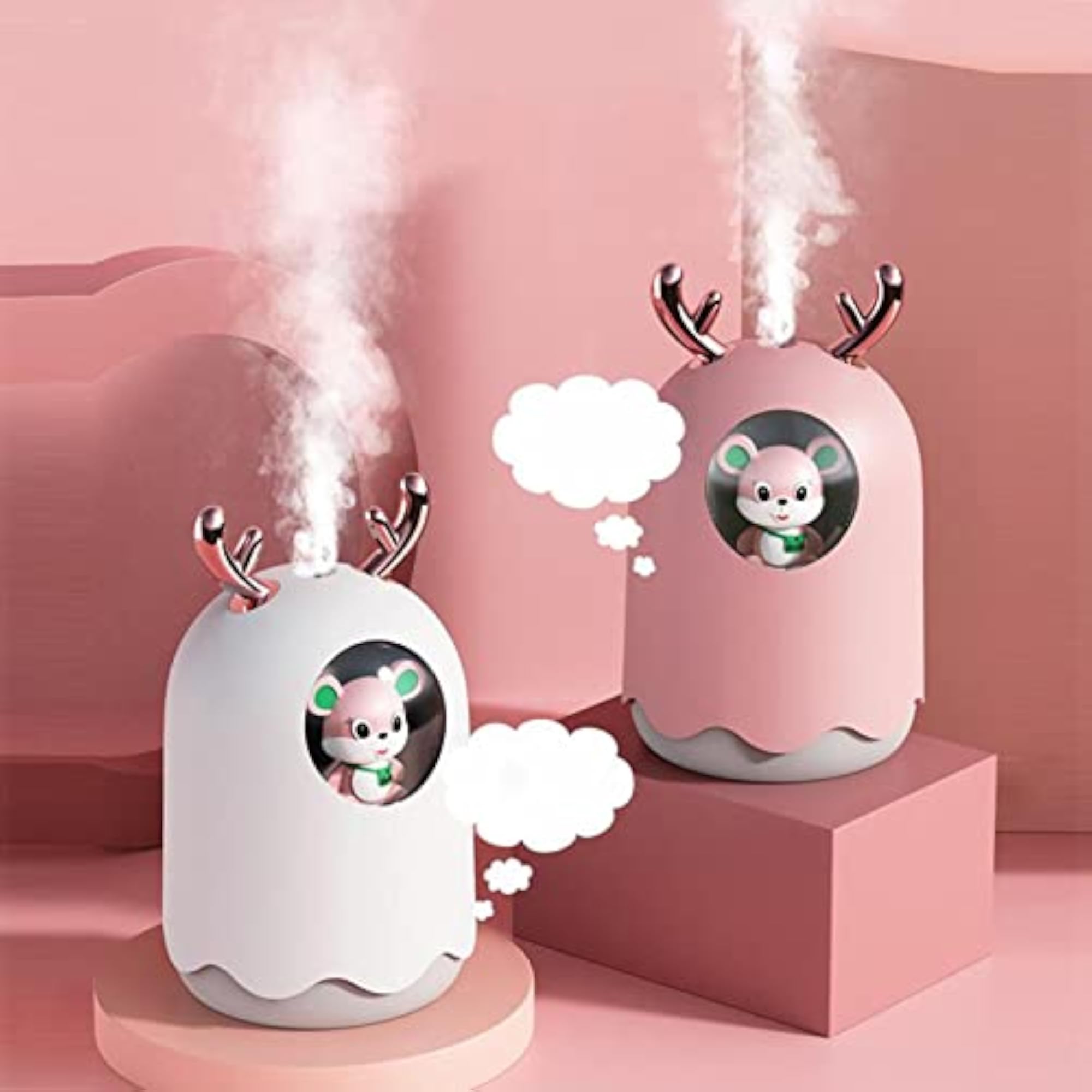 300ML USB Mini Humidifier Oil Diffuser Mist Purifier