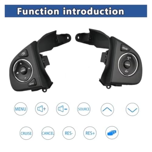 Botón de crucero para reparar mandos rotos e interruptor de control de volante CRV 2012-2016 6