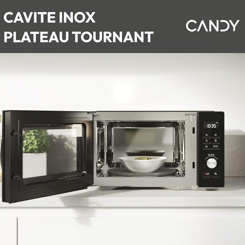 Candy CMGA31EDLB Four Micro ondes Gril Grande Capacité Recettes Automatiques Fonction Gril Nettoyage Auto Programmateur digital Fonction décongélation - vue 6