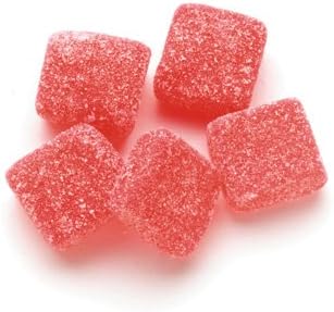 Red Cinnamon Gummy Squares - Hot and Spicy Cinnamon Gummy Candy in Bulk, Gluten Free Gummies for Kids and Adults, Kosher, Made in the USA - 5 lb Bag