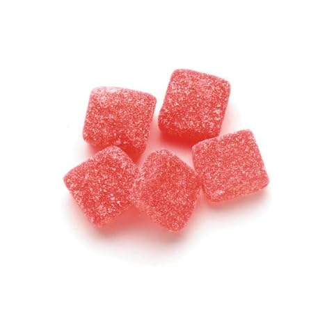 Sweet Candy Company Red Cinnamon Gummy Squares - Hot and Spicy Cinnamon Gummy Candy in Bulk, Gluten Free Gummies for Kids and Adults, Kosher, Made in the USA - 5 lb Bag Cover