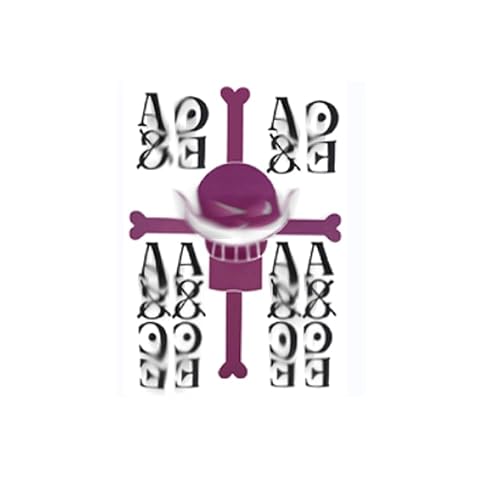 PortgasD Ace - Tatuaje de cosplay, adhesivo temporal impermeable para Hallween (A) disponible en Yaxa Peru