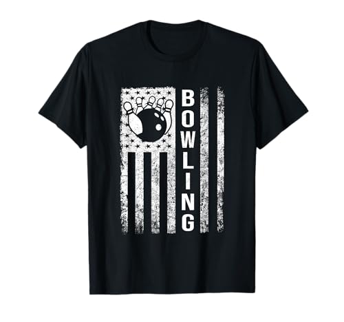 Shirtside Bowling Flagge Bowler T-Shirt