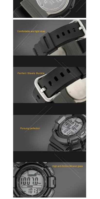 FR715AWatche for Men Outdoor FishingWatch 3ATM Waterproof Barometer Altimeter