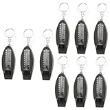 Hemobllo 3 Set Fischietto Multifunzionale Sopravvivenza Accessori Da Campeggio Fischio Di Tempesta Essentials Da Campeggio Whistle Hvlp Viaggi Lentine Fischietto D'emergenza Black 3 Pezzi*3