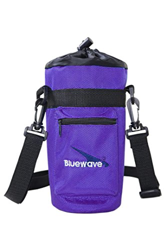 Bluewave Lifestyle Insulated Water Bottle Holder/Carrier Case, Purple