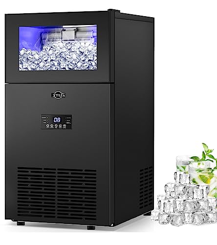 Fabricadora de Hielo Comercial 165 LBS/24H Acero Inoxidable miniatura 1
