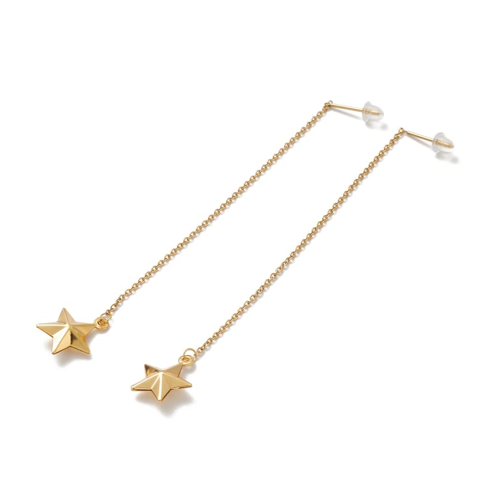 Via Mazzini No-Tarnish No-Fading Gold Plated Sui Dhaga Needle And Thread Star Charm Dangle Earrings For Women And Girls (ER2144) (B0BWRZXNZ2) Amazon Price History, Amazon Price Tracker
